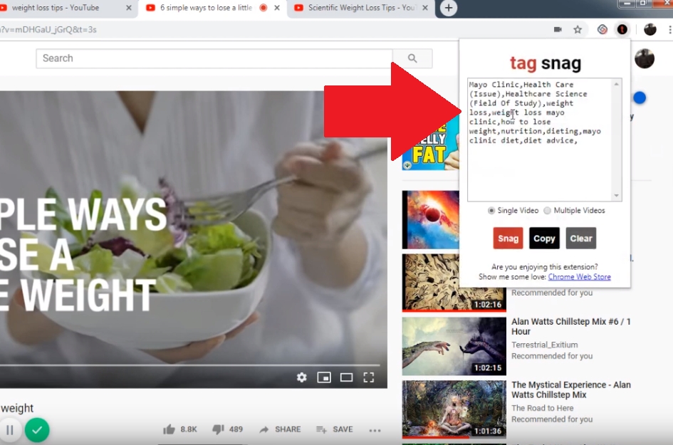 SEO в YouTube: новое бесплатное Chrome-расширение покажет теги для любого видео