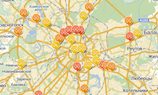 Аварийные места Москвы на «Яндекс.Карте»